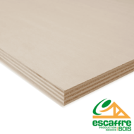 Contreplaqué - PEUPLIER - ép. 12 mm - B/BB CTBX - panneau de 3.10 x 1.53 ml